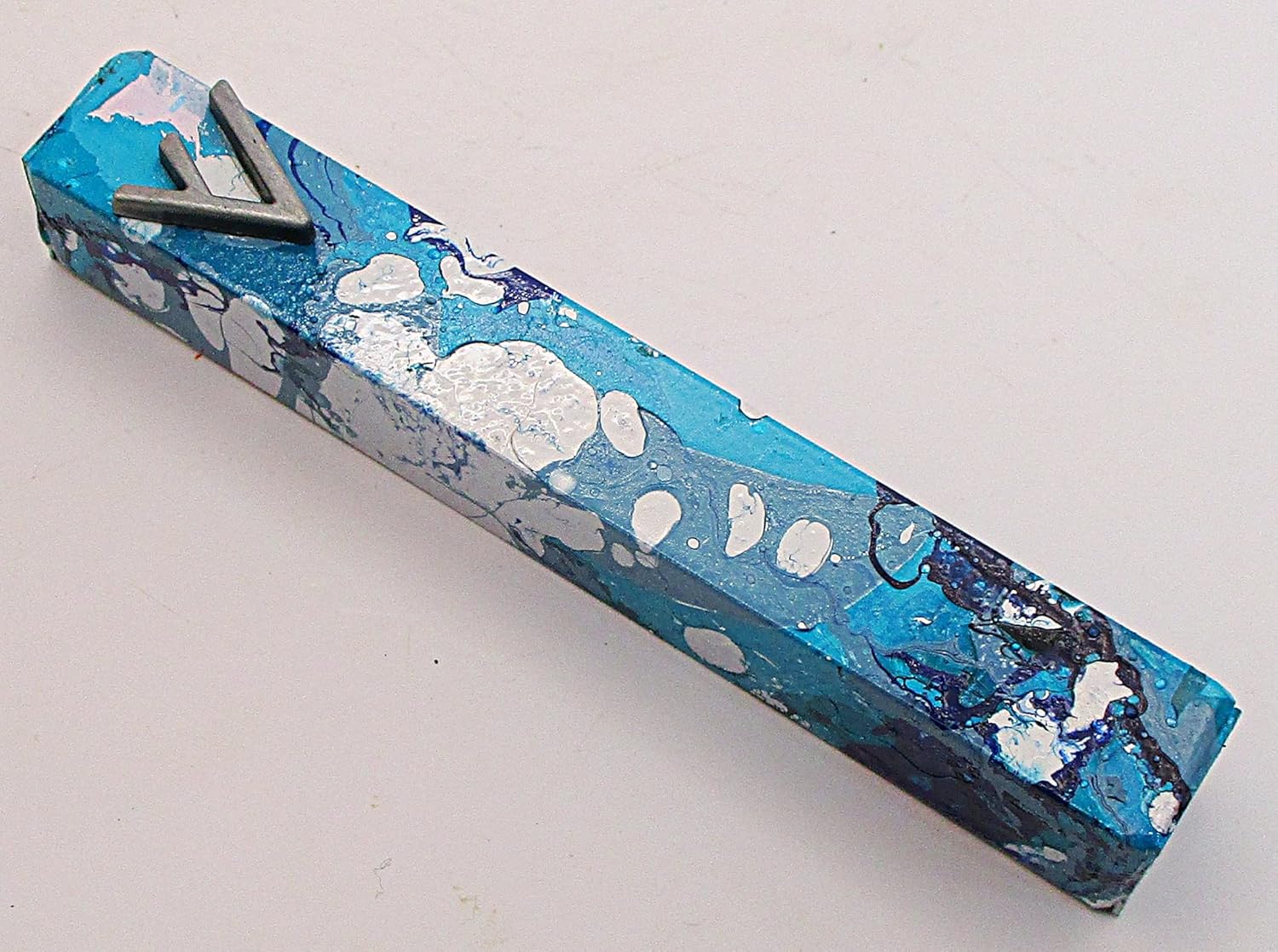 Marbled Mezuzah Case A034