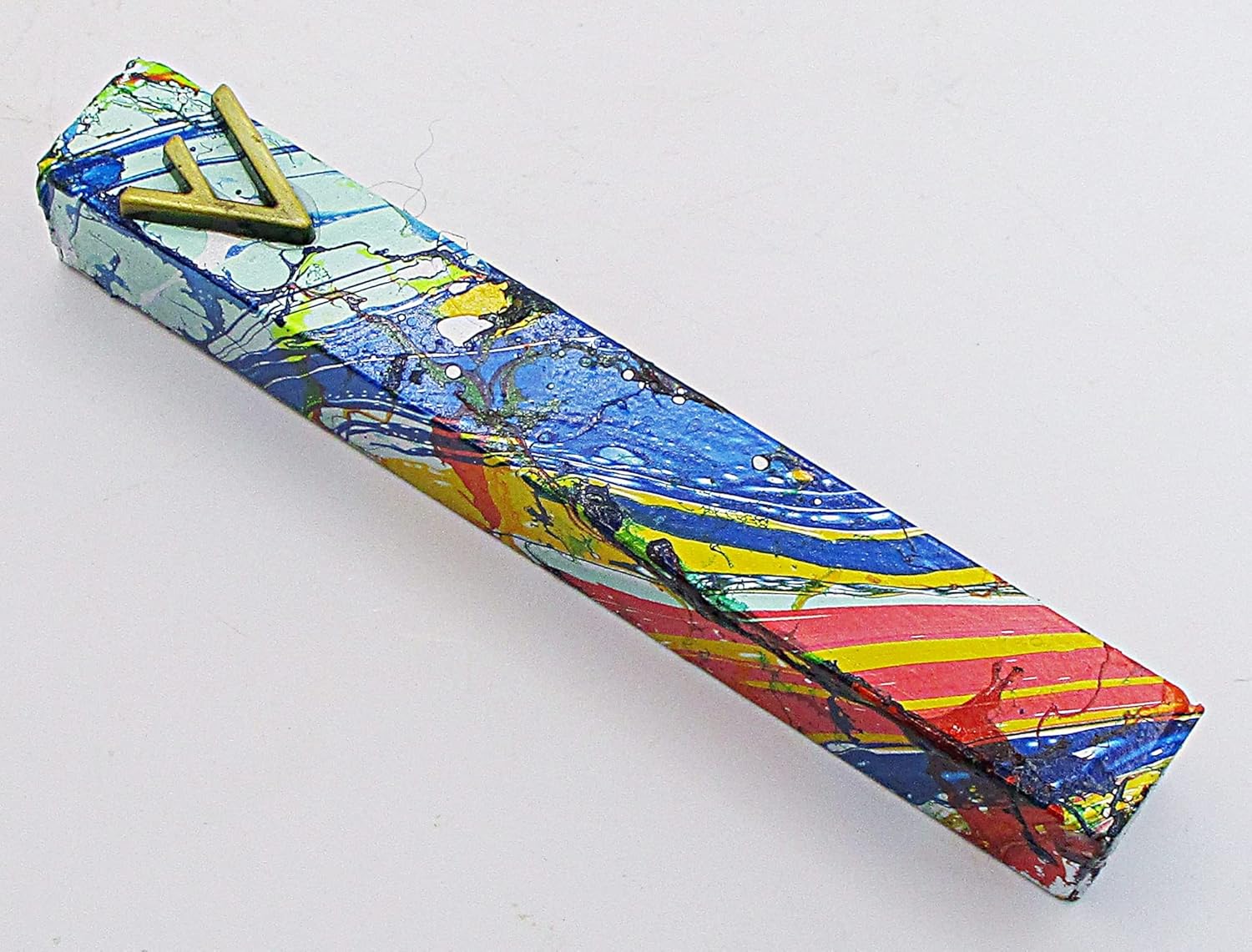 Marbled Mezuzah Case A090
