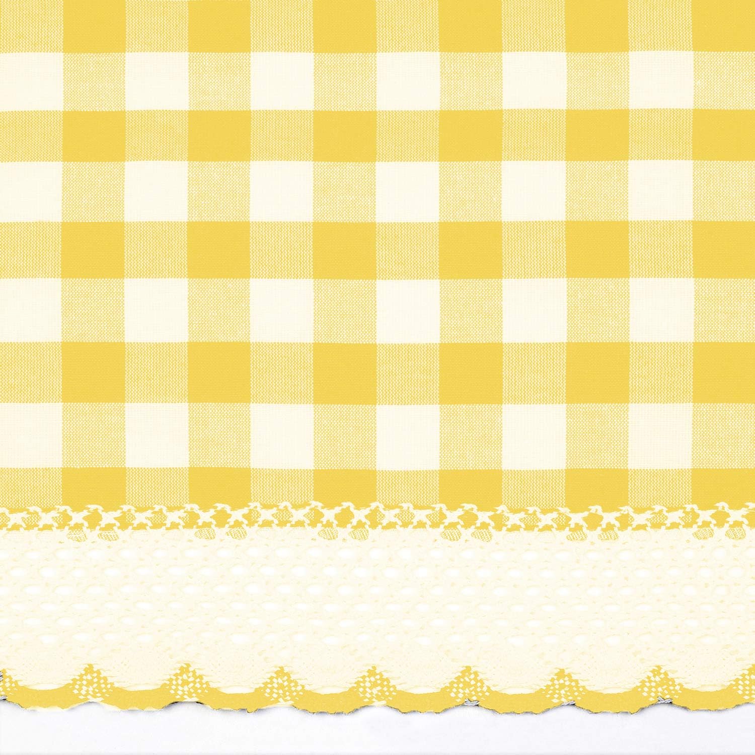 Farmhouse Curtains Buffalo Plaid Gingham Checkered Pair