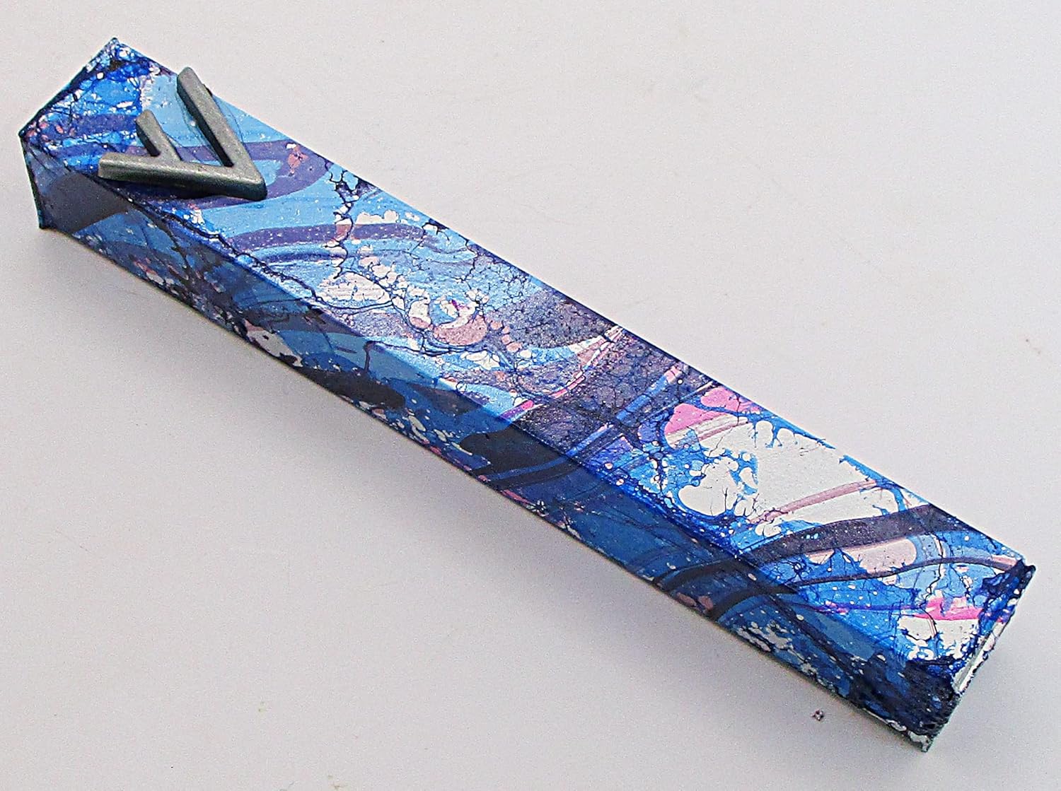Marbled Mezuzah Case A073