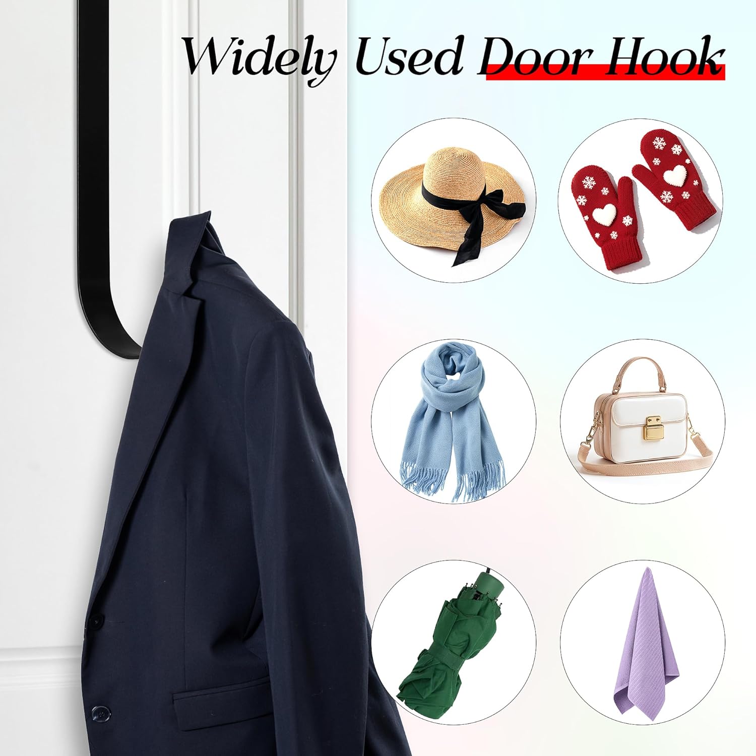 MCFULL 14 Inch Wreath Hangers for Front Door