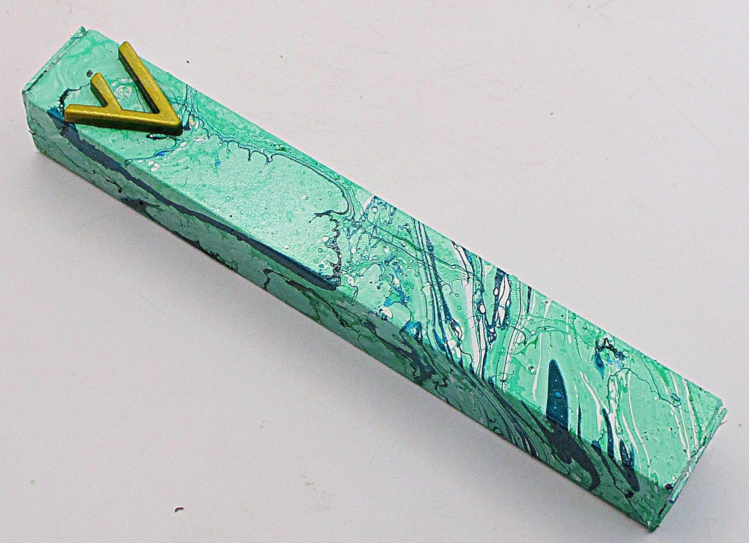 Marbled Mezuzah Case A012