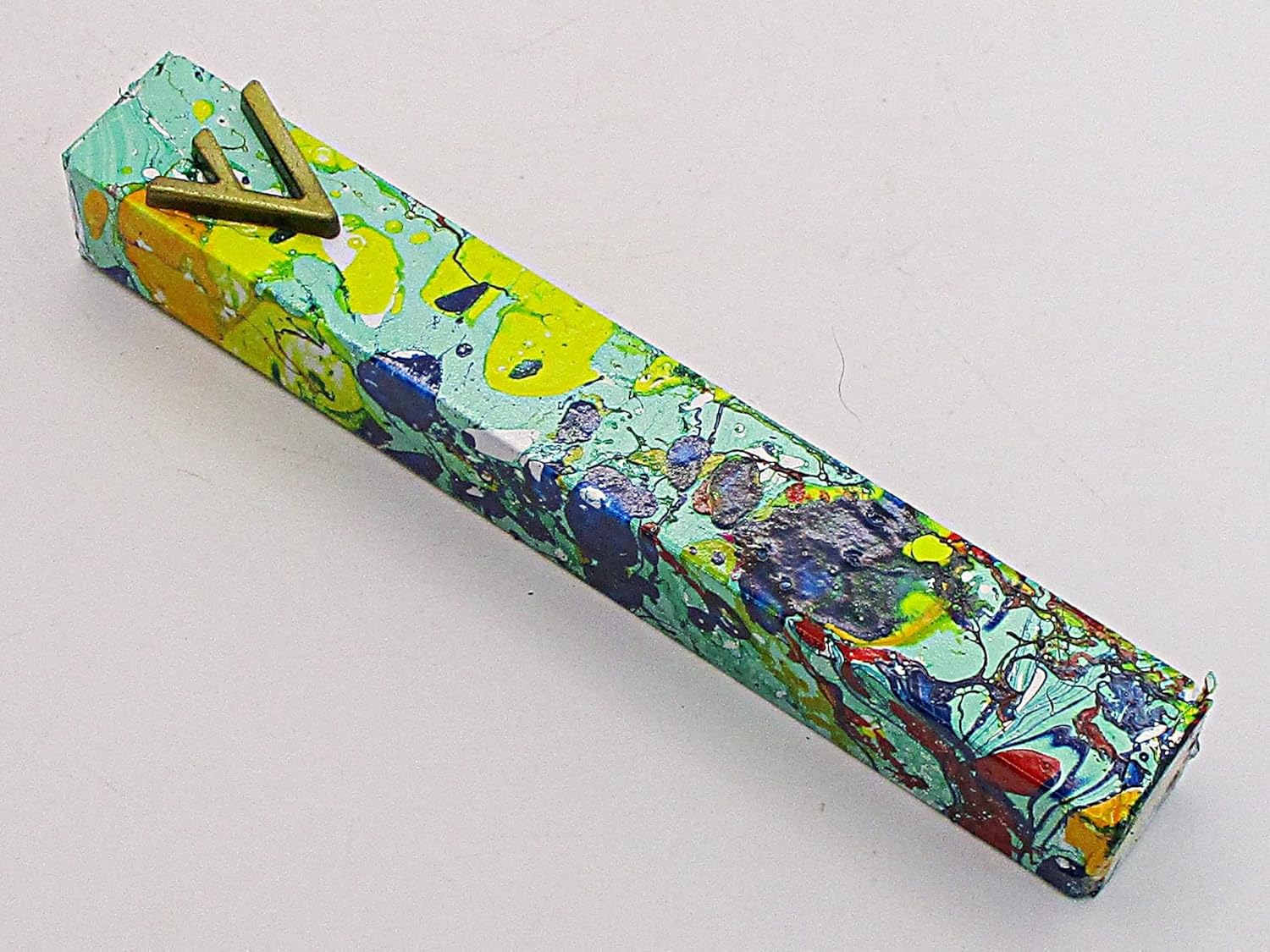 Marbled Mezuzah Case A077
