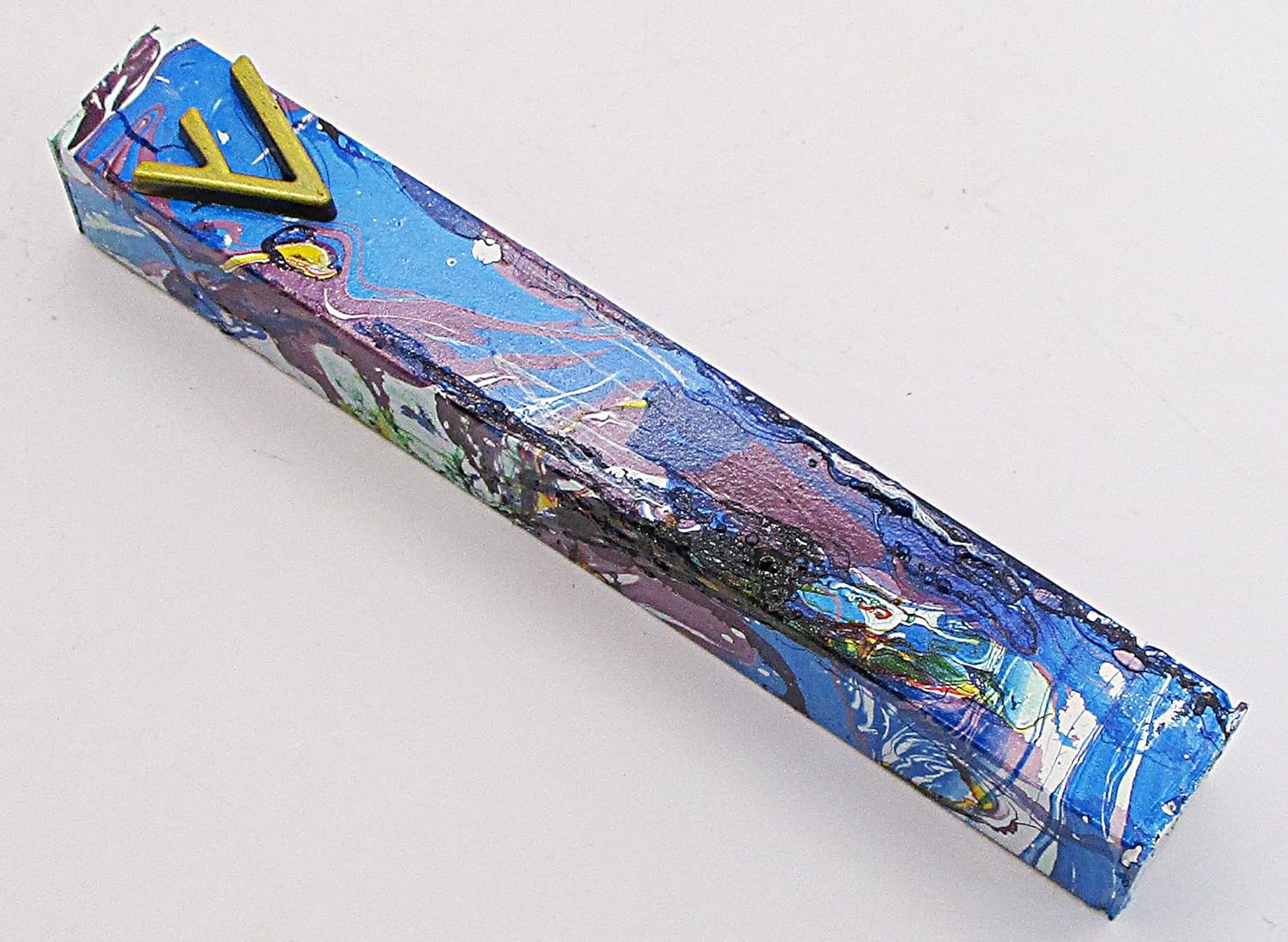 Marbled Mezuzah Case A026