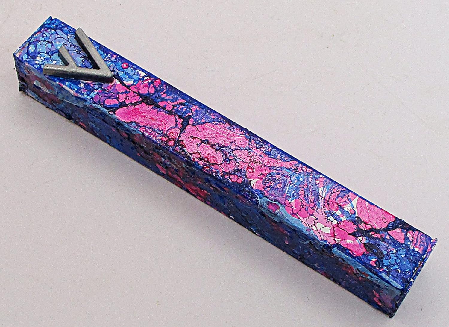 Marbled Mezuzah Case A022