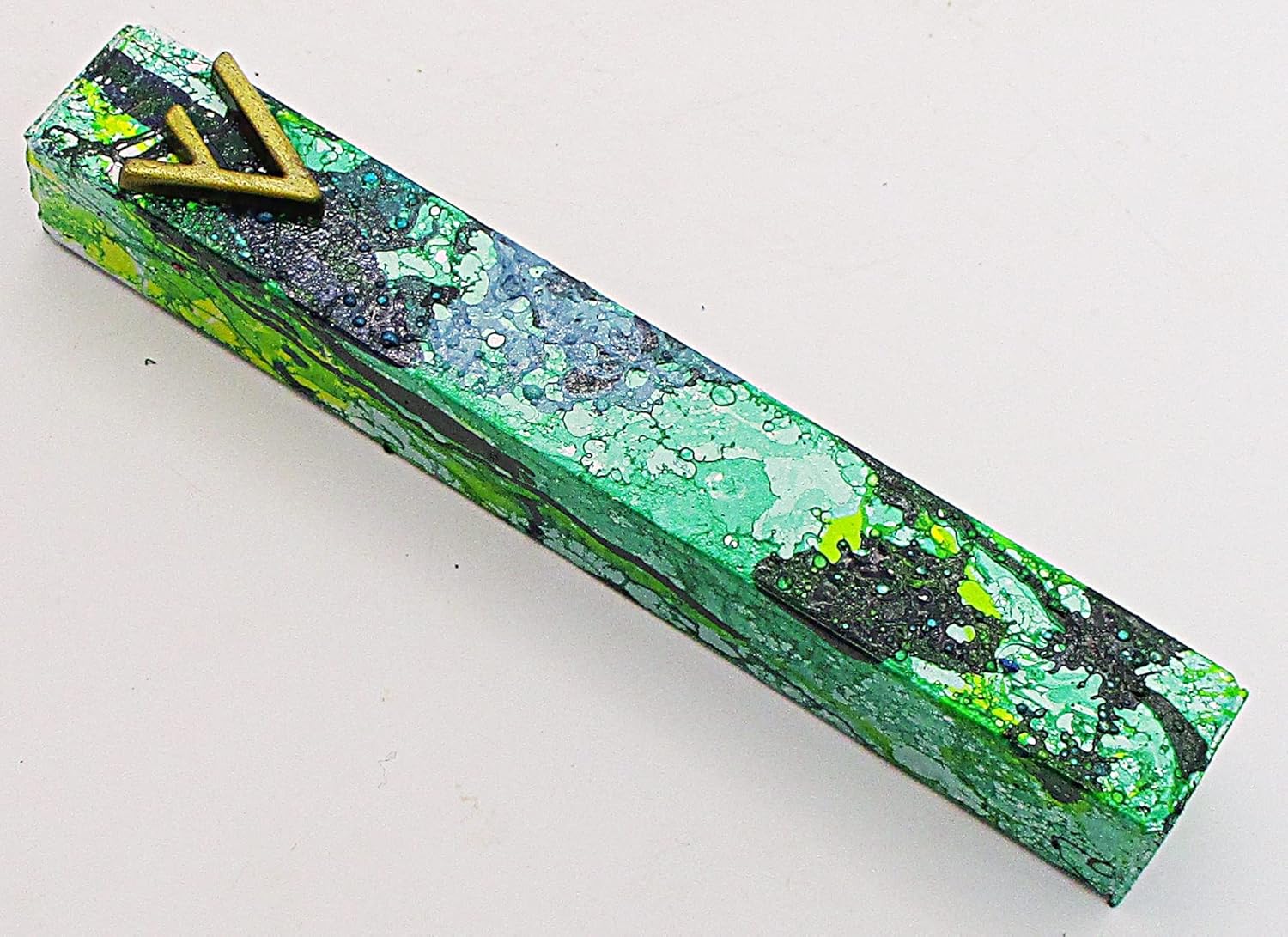 Marbled Mezuzah Case A033