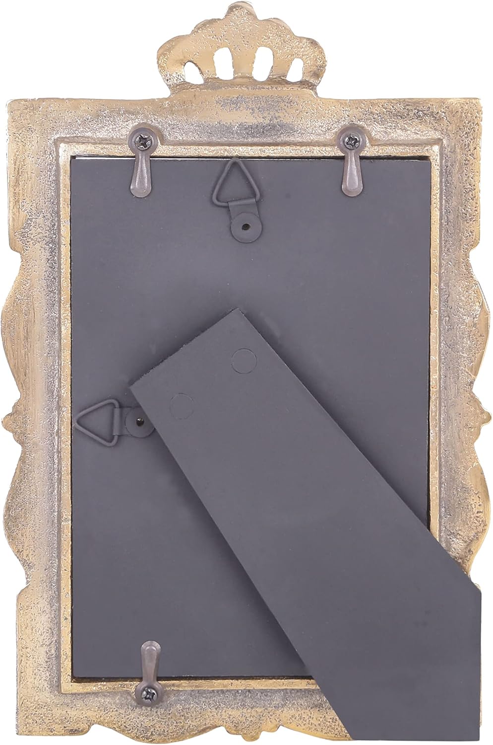 4x6 Gold Princess Crown Handcrafted Picture Frame