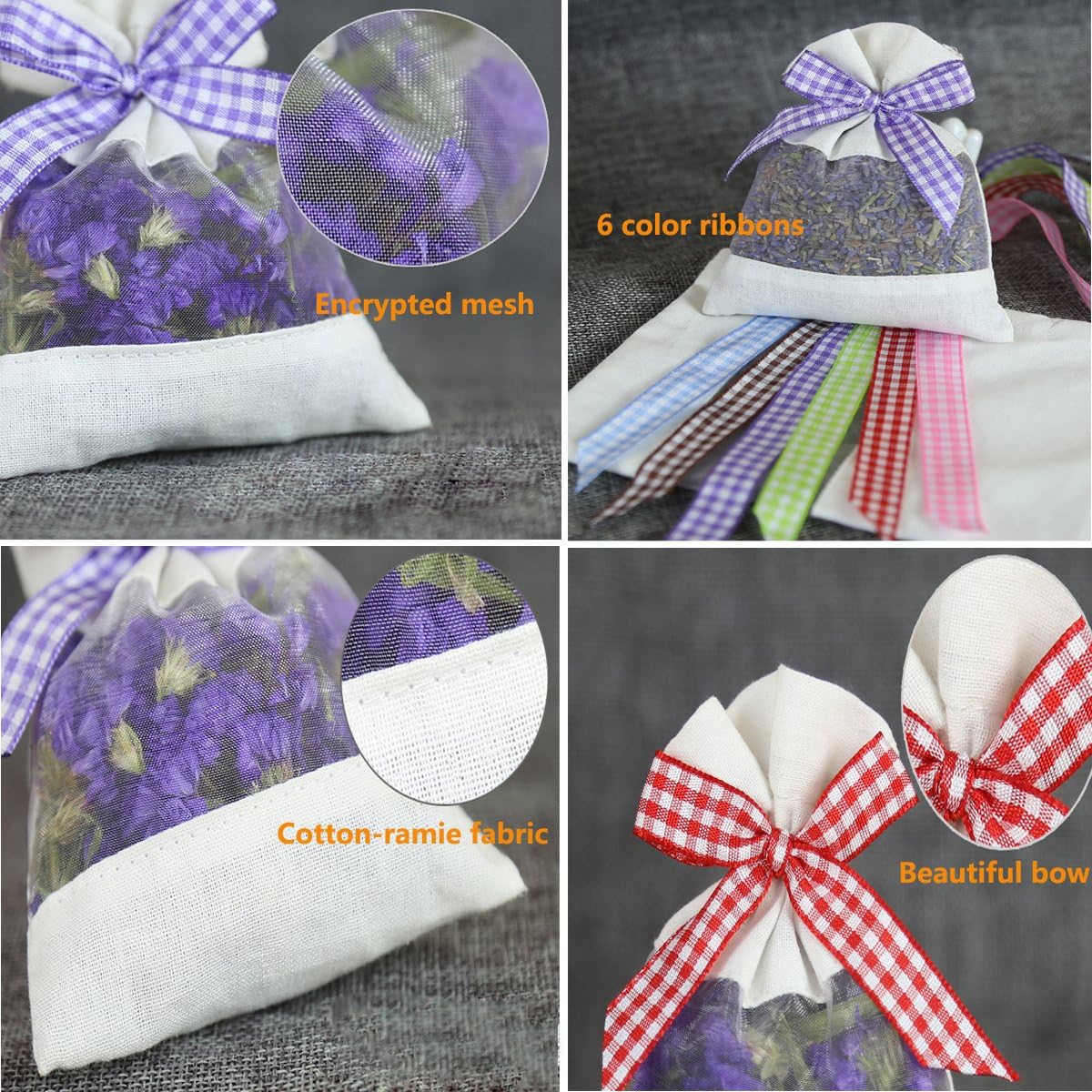 Ezeso Essential Sachet Bags for Lavender Spice and Herbs