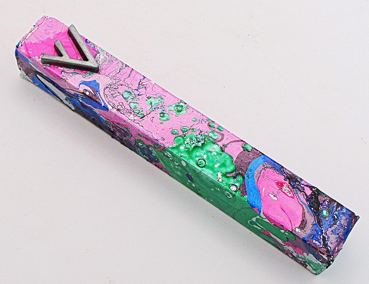 Marbled Mezuzah Case A062