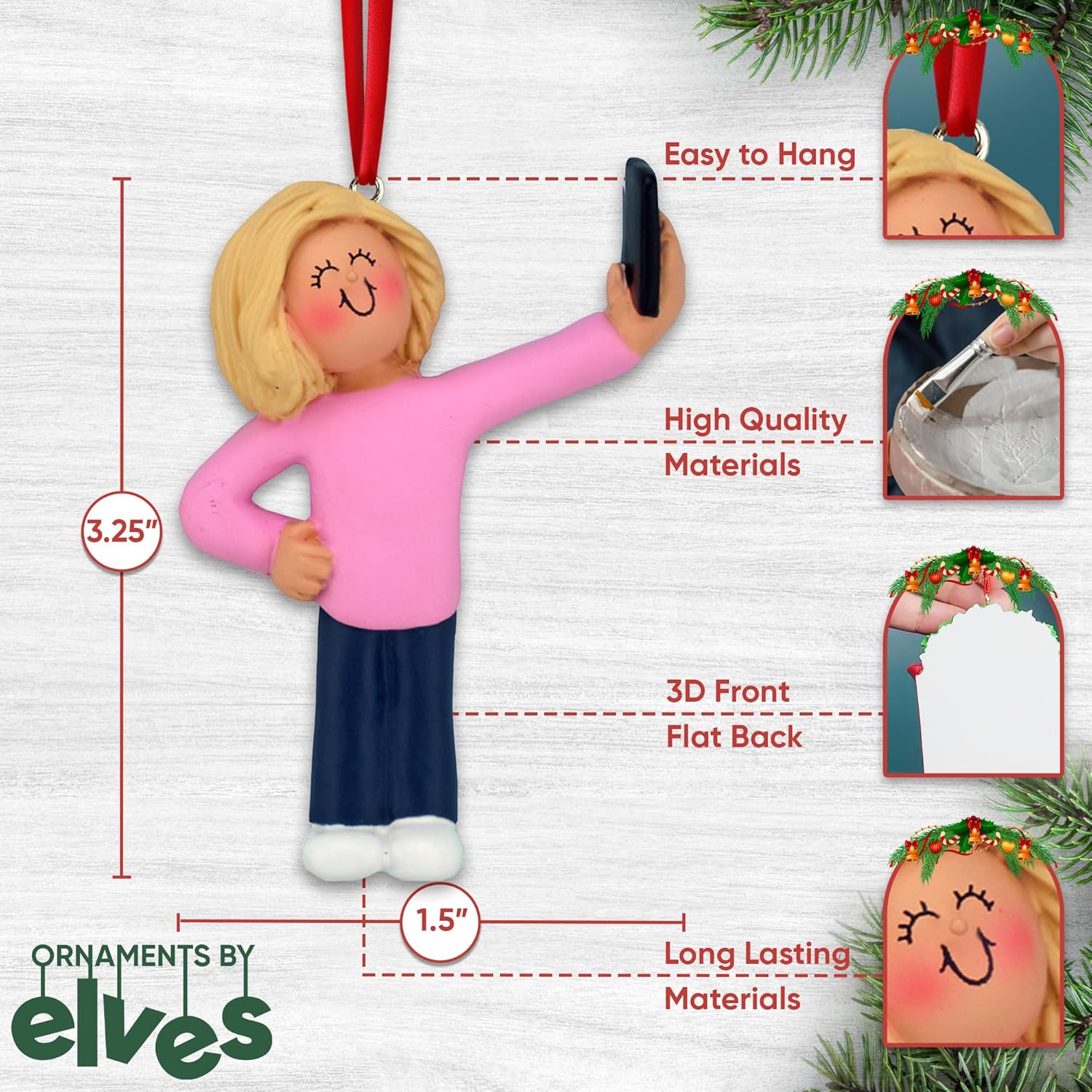 Personalized Smartphone Ornament 2024 by Elves