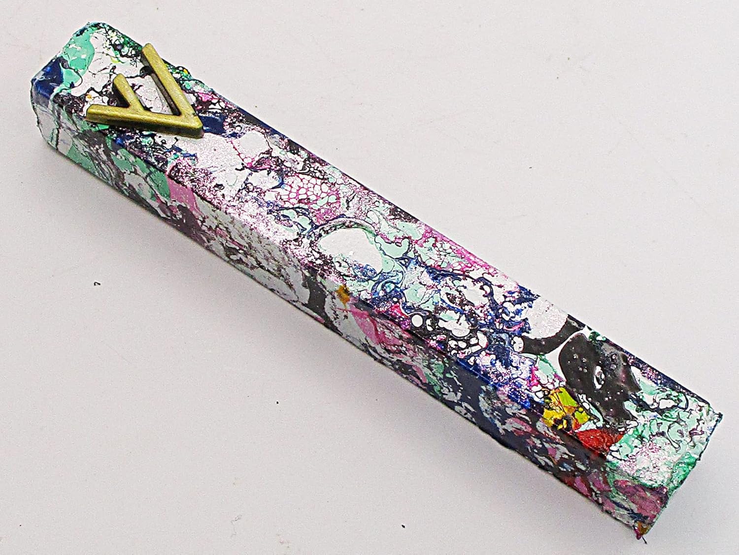 Marbled Mezuzah Case A031