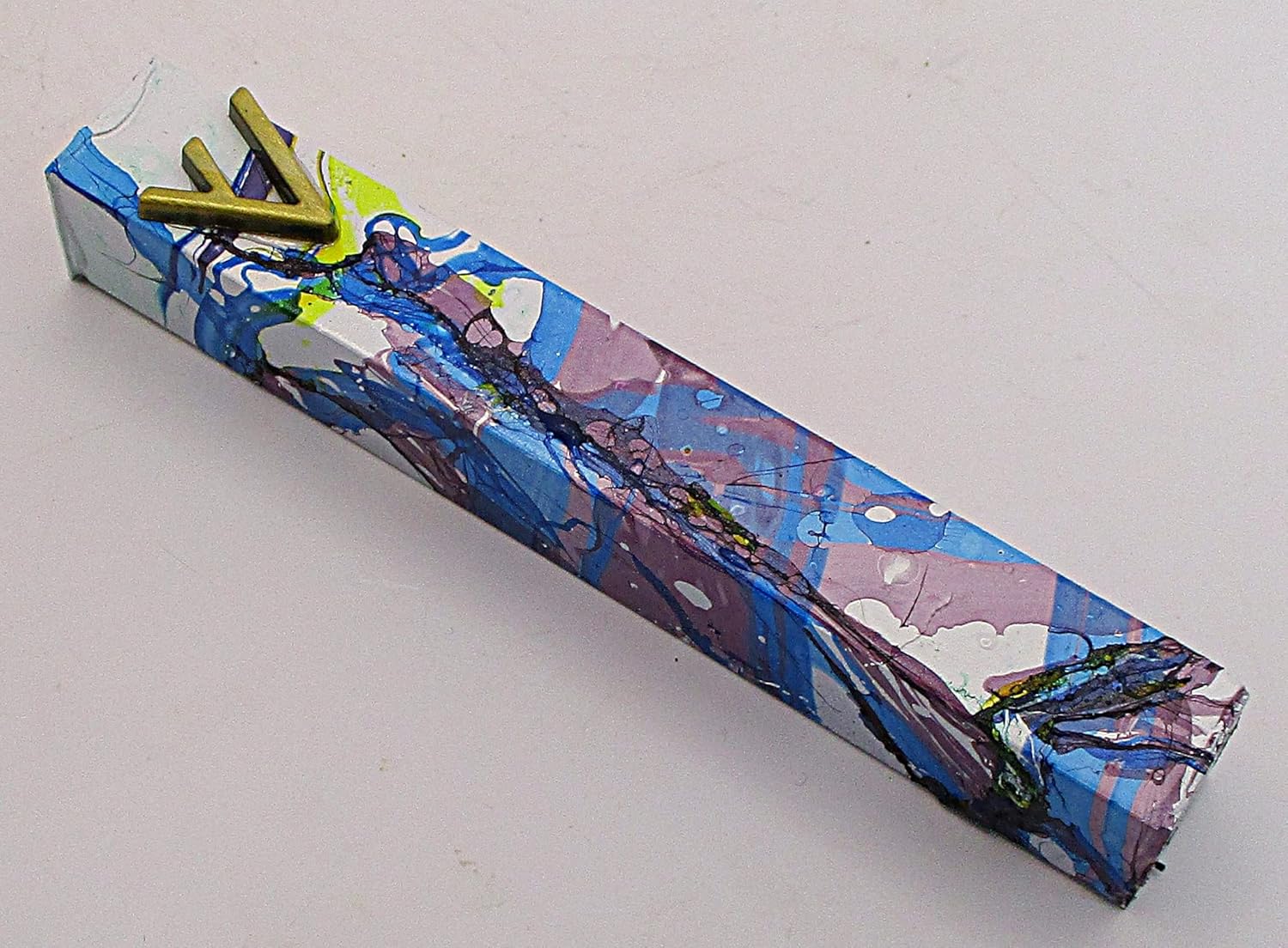 Marbled Mezuzah Case A005