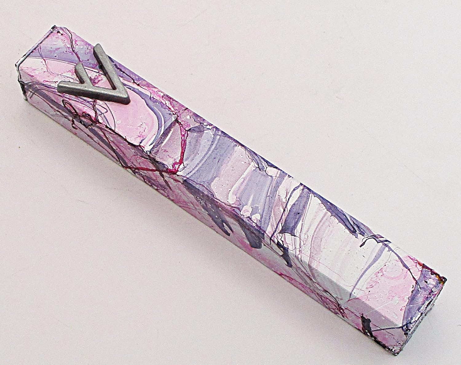 Marbled Mezuzah Case A097