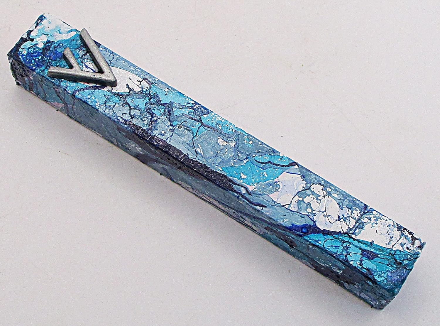 Marbled Mezuzah Case A020