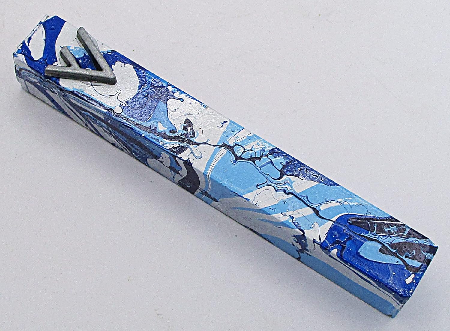 Marbled Mezuzah Case A013