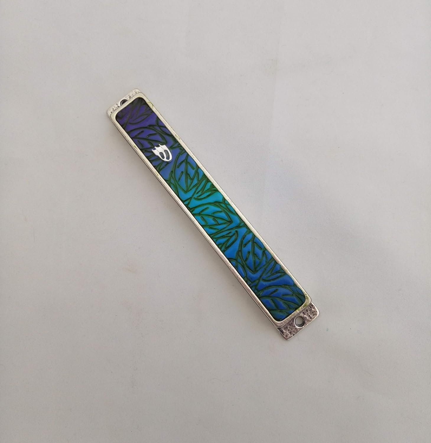 Handmade Mezuzah Case by Israeli Artist Perfect Wedding or Bar Mitzvah Gift