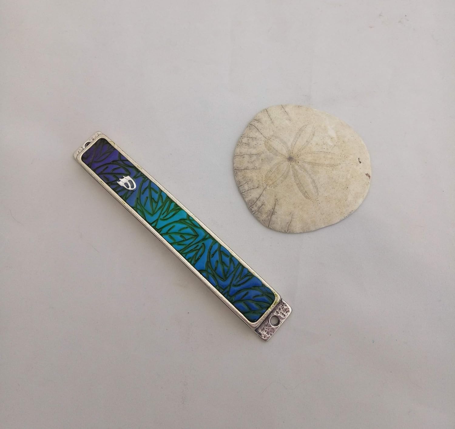 Handmade Mezuzah Case by Israeli Artist Perfect Wedding or Bar Mitzvah Gift