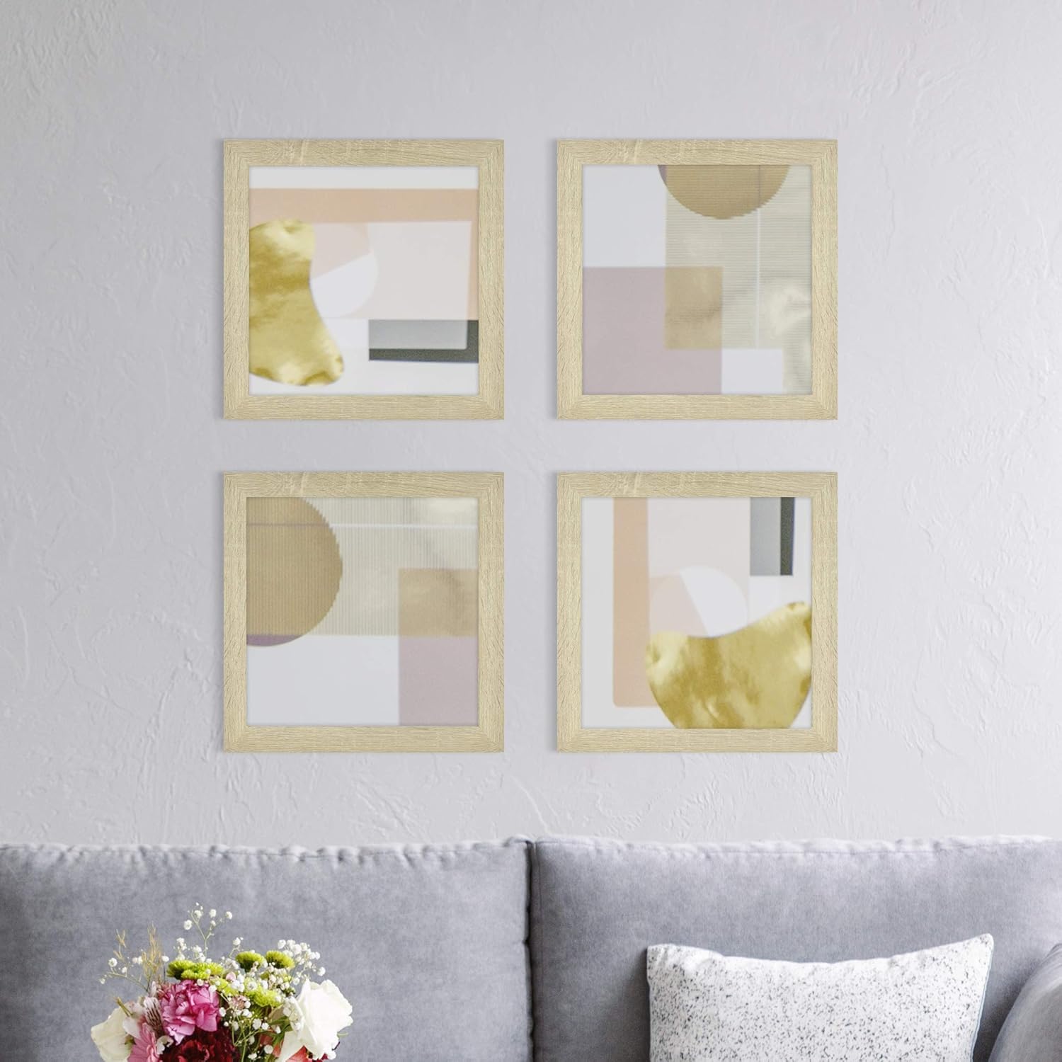 MCS Studio Gallery 10x10 Wall Tabletop Frame 4-Pack