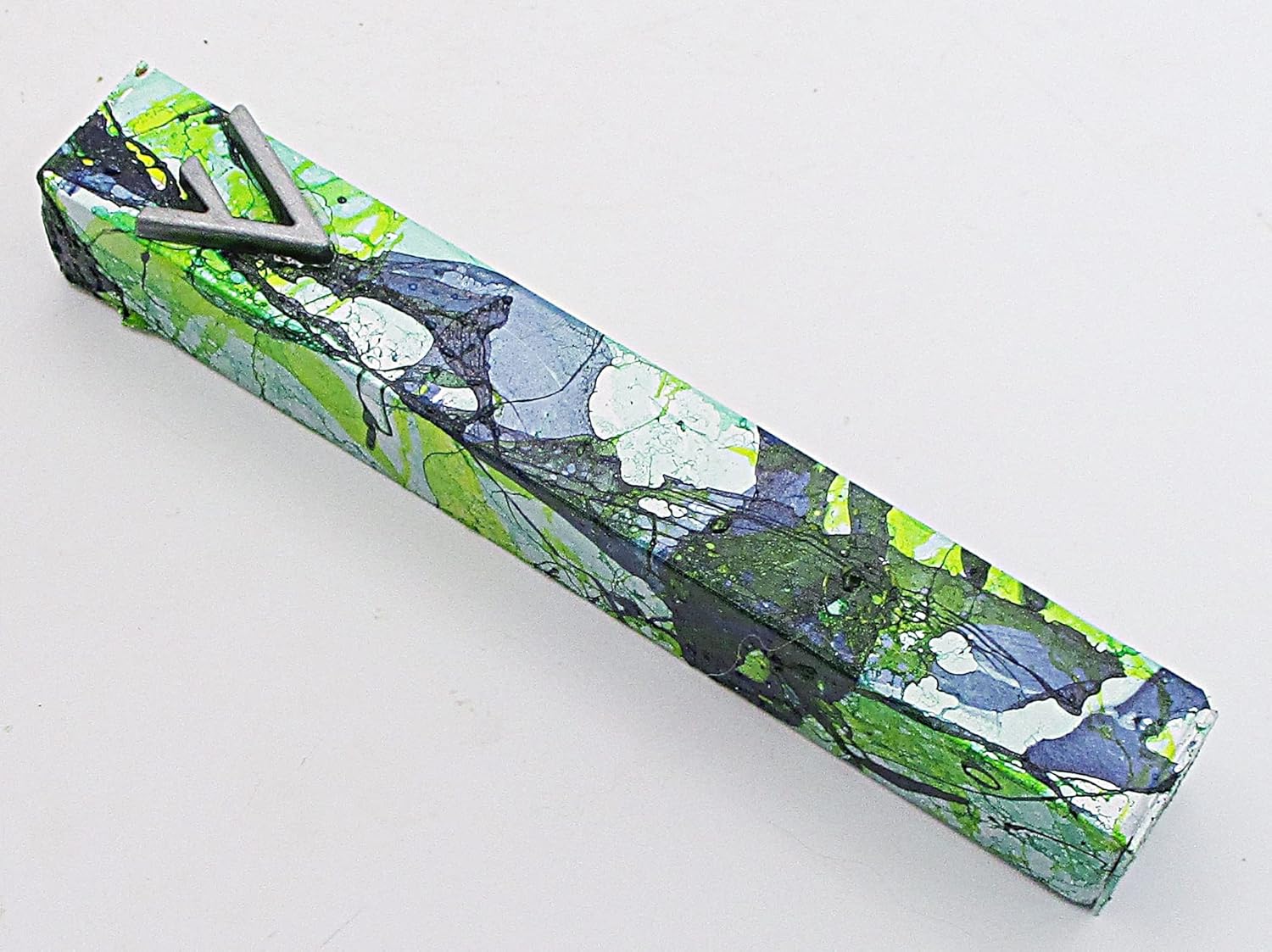Marbled Mezuzah Case A050