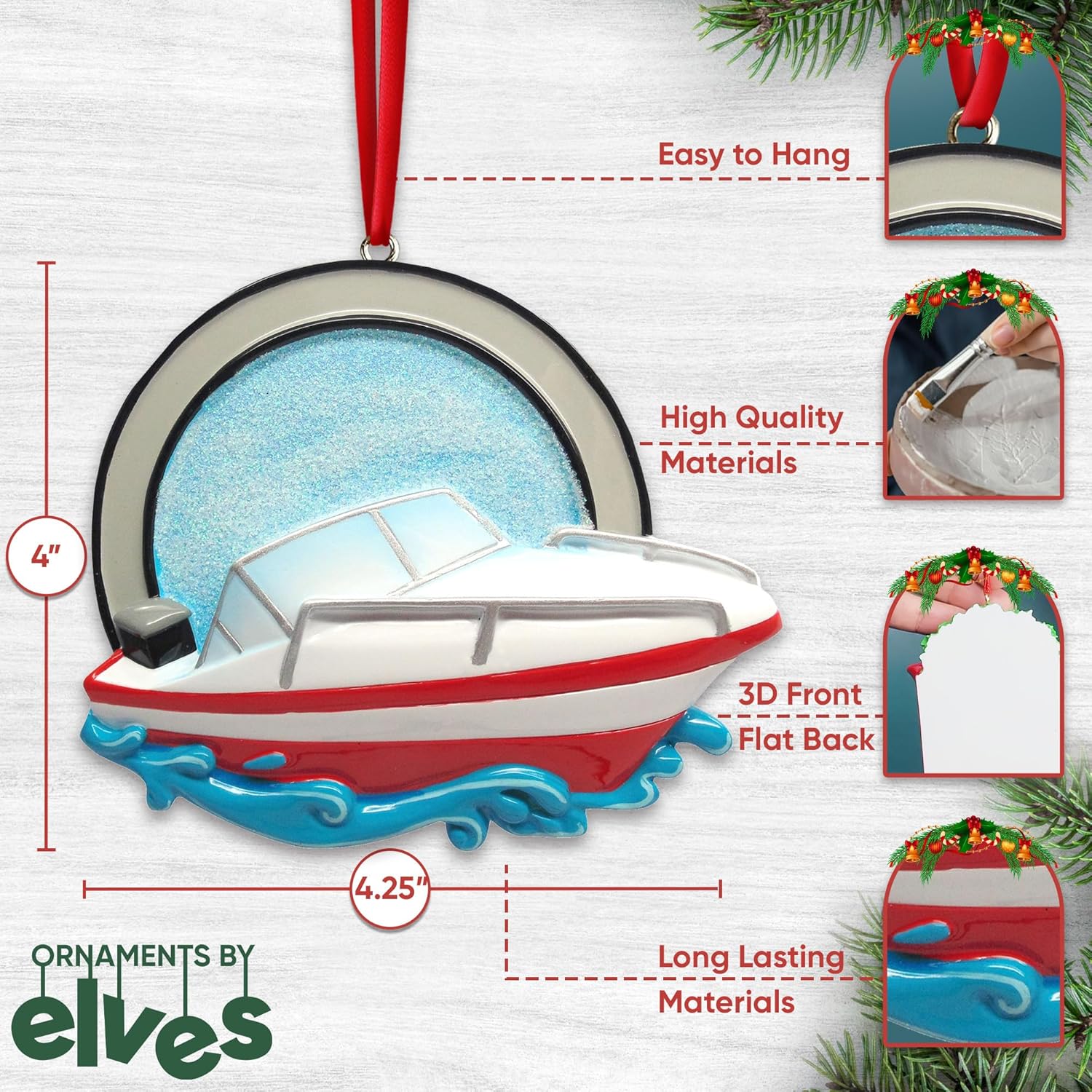 Personalized Beach Christmas Ornaments 2024