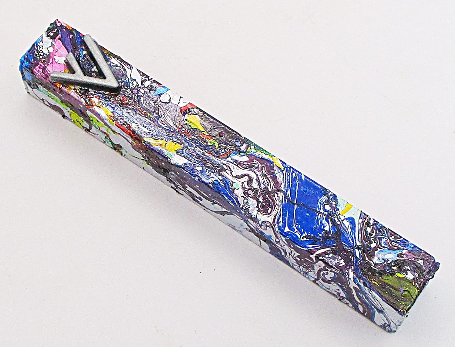 Marbled Mezuzah Case A108