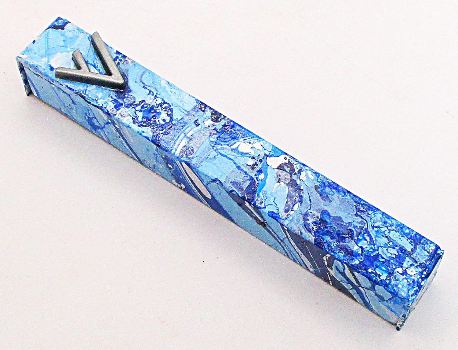 Marbled Mezuzah Case A113