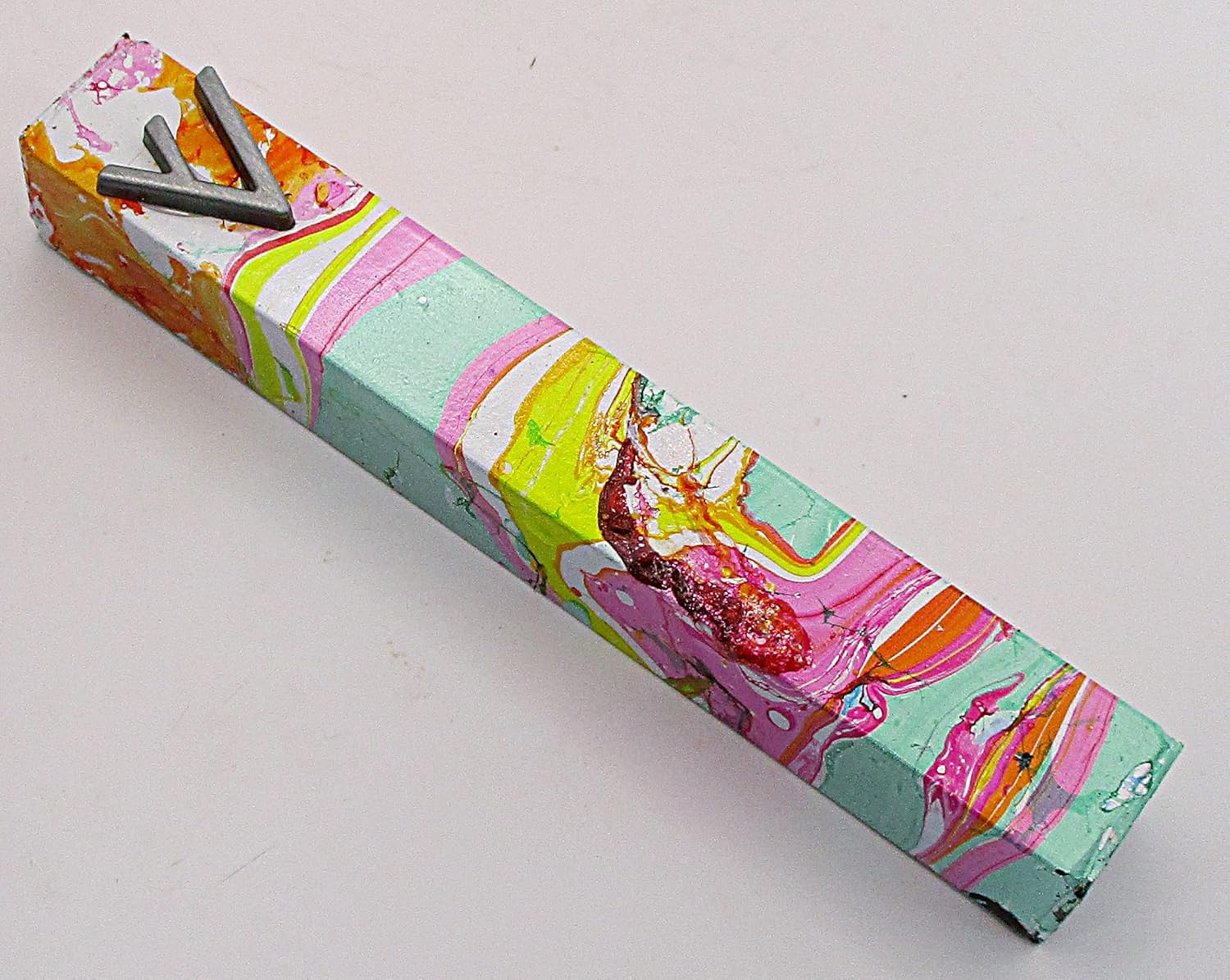 Marbled Mezuzah Case A069