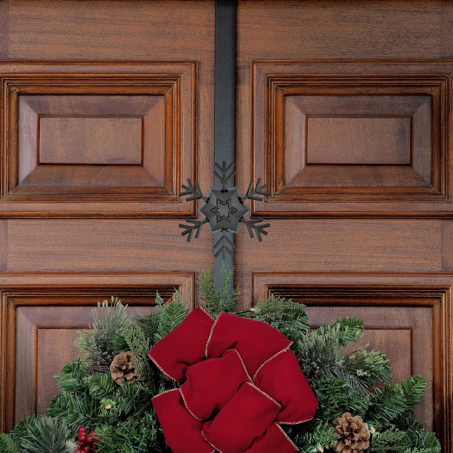 Haute Decor Adjustable Wreath Hanger with Icons