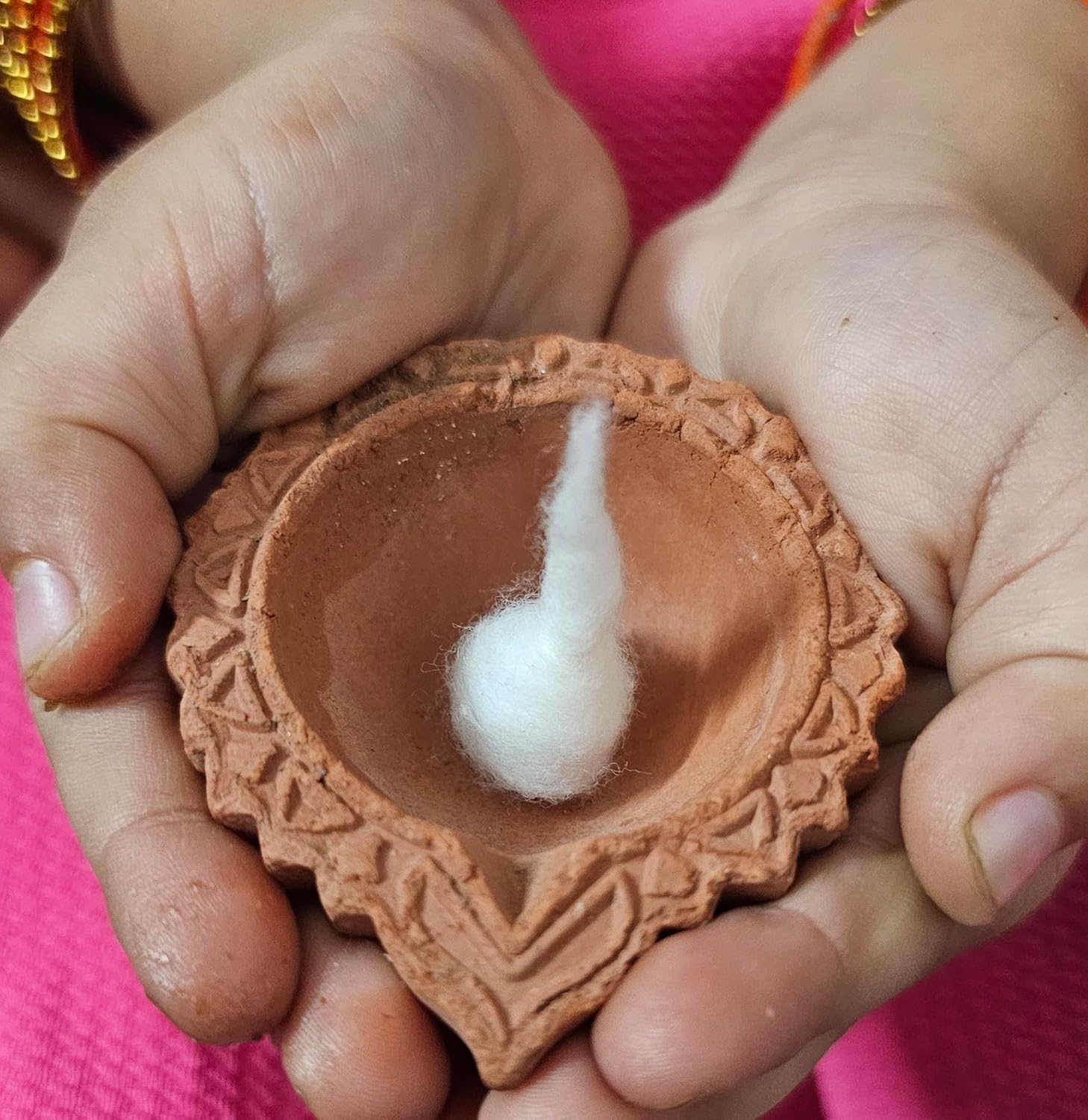 IS4A Natural Cotton Wicks for Diya and Home Decoration