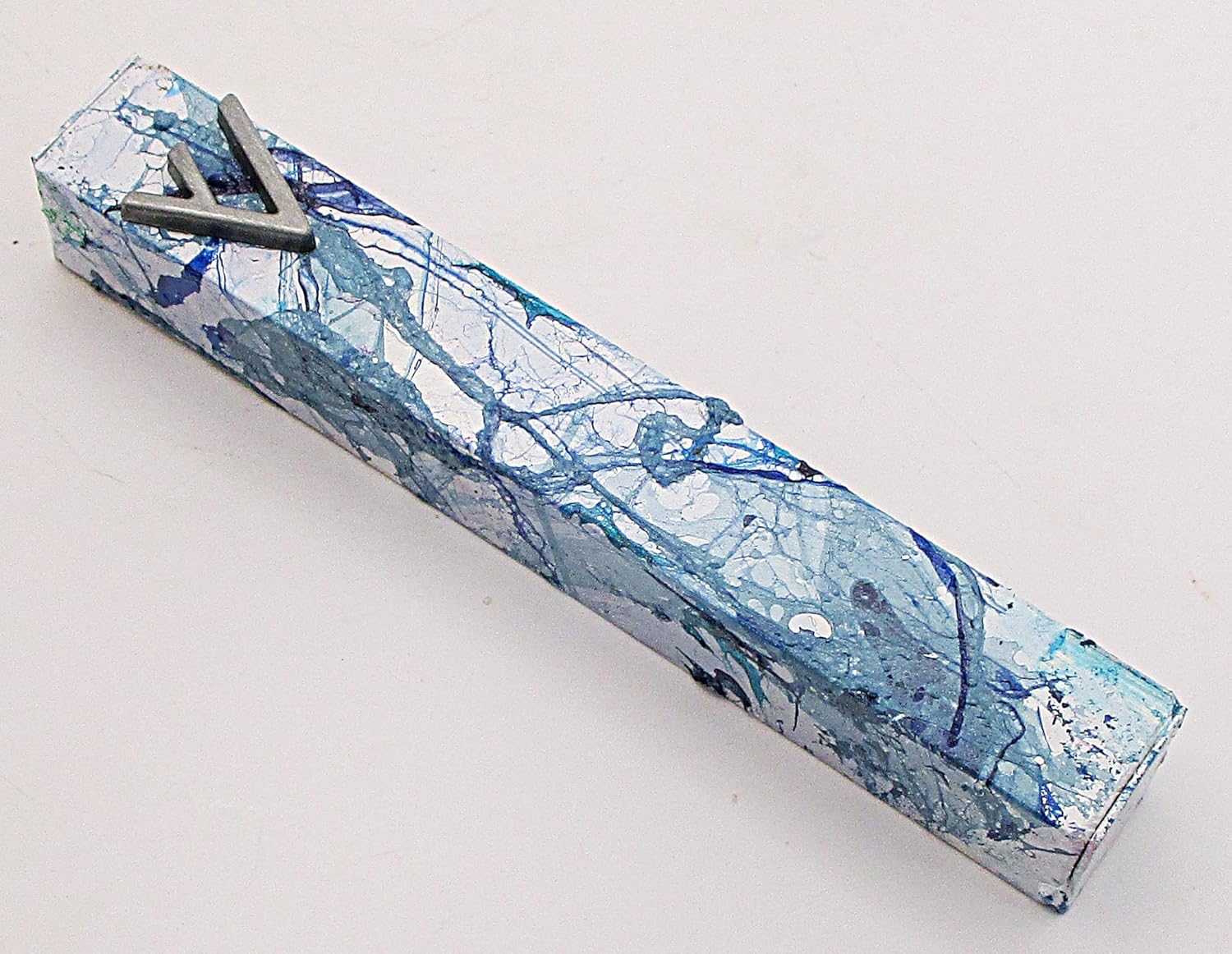 Marbled Mezuzah Case A085