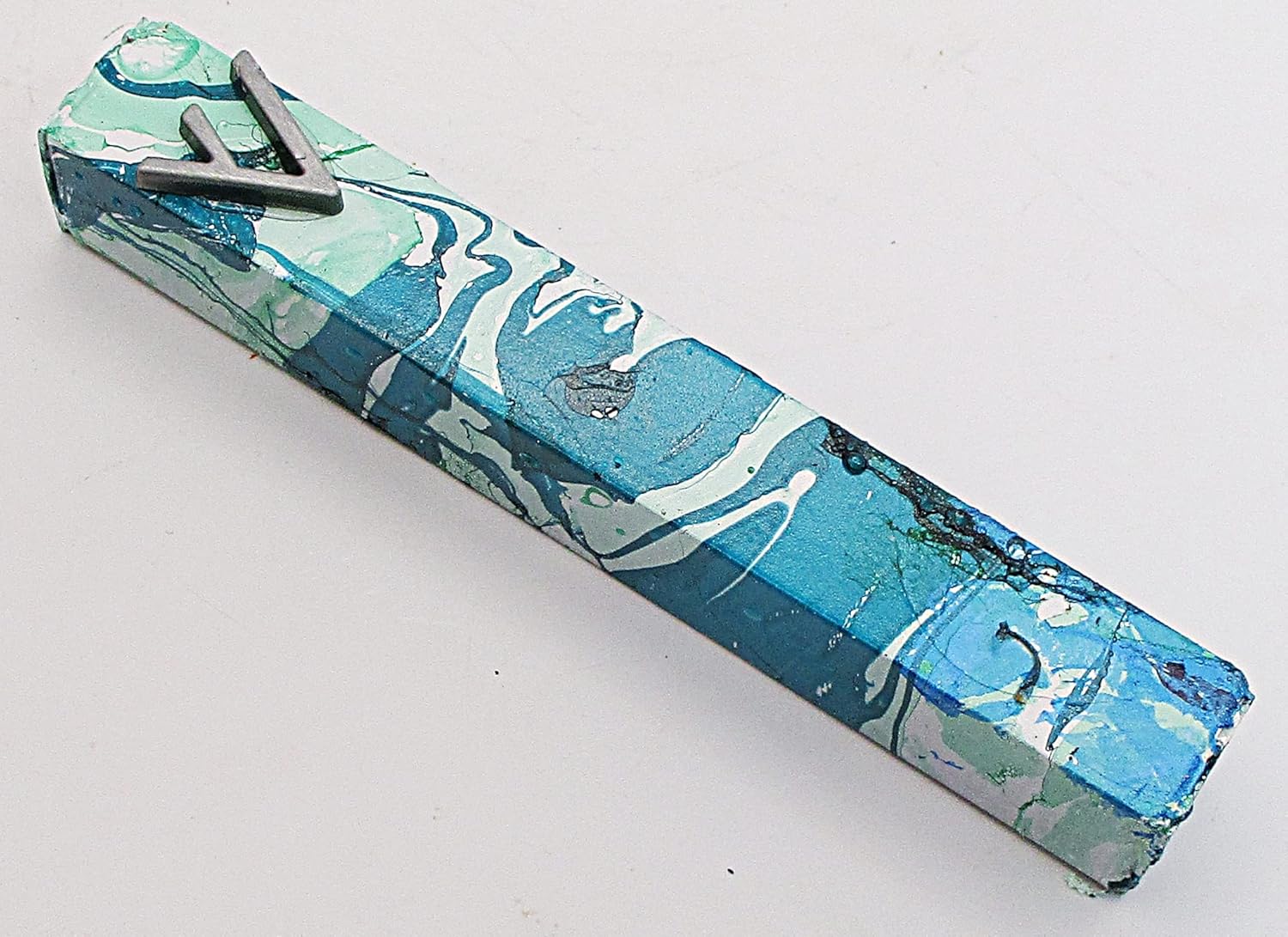 Marbled Mezuzah Case A028