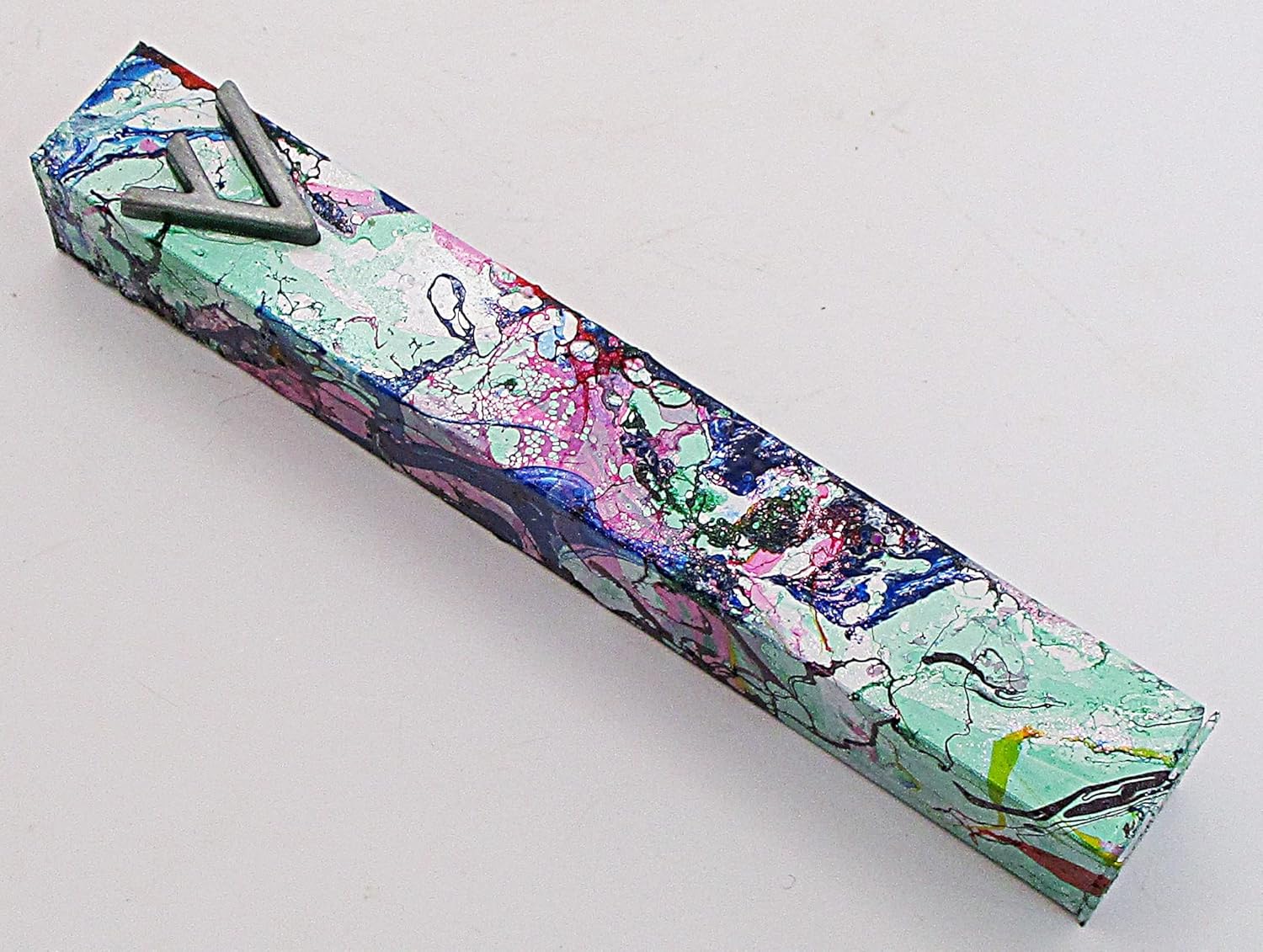 Marbled Mezuzah Case A019