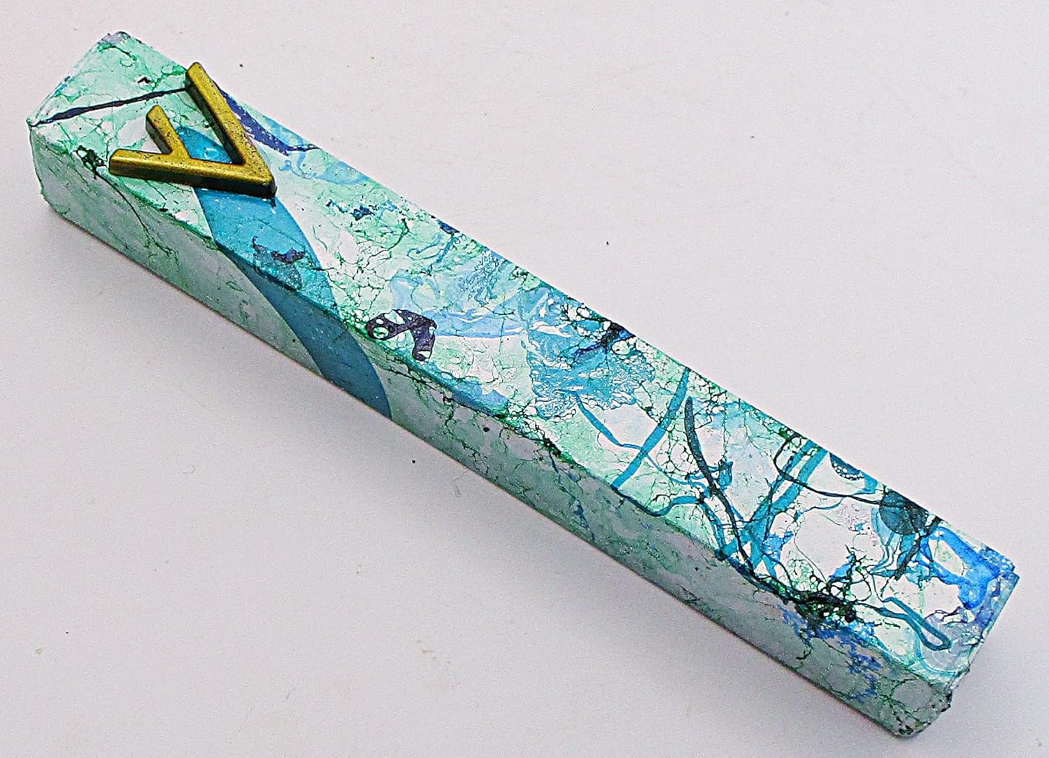 Marbled Mezuzah Case A041