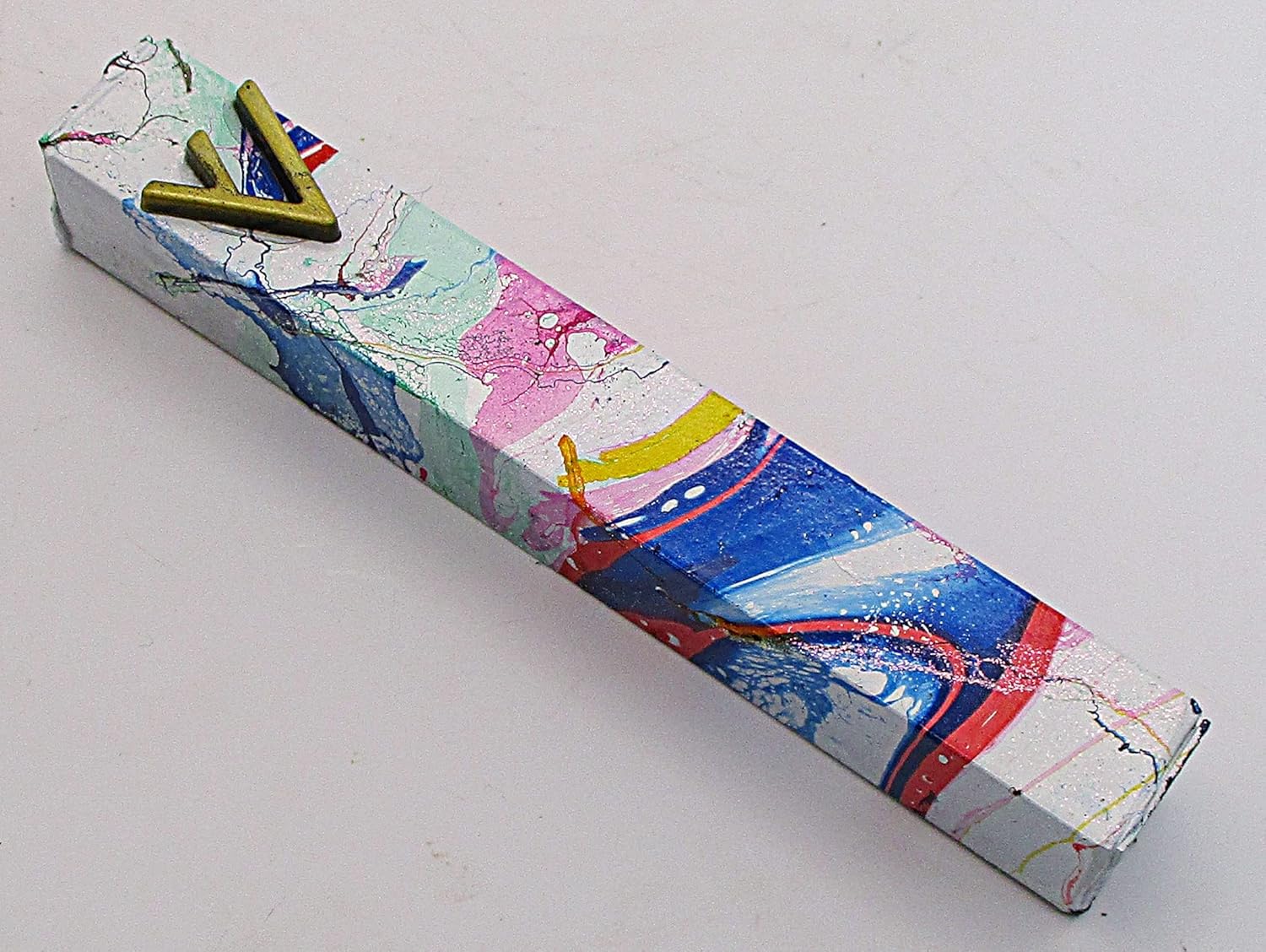 Marbled Mezuzah Case A053