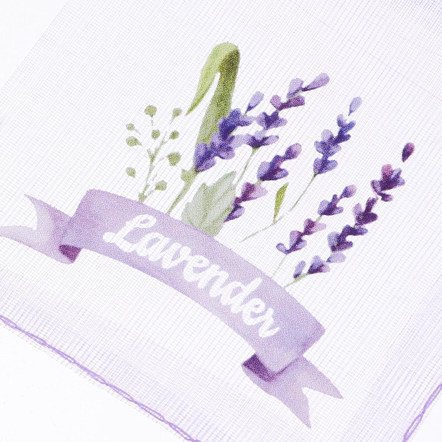 LUOZZY 80 Pcs Lavender Sachet Bags with Drawstring Closure Light Purple