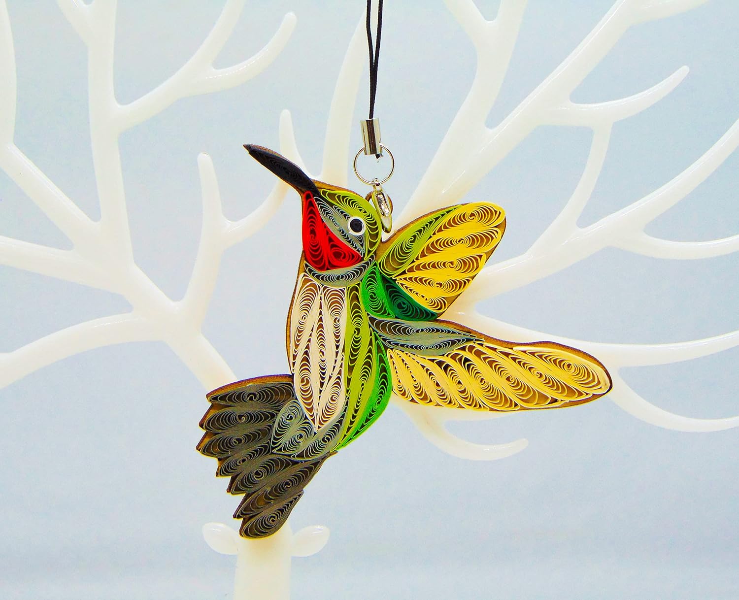 Greenhandshake Hummingbird Handmade Hanging Ornament