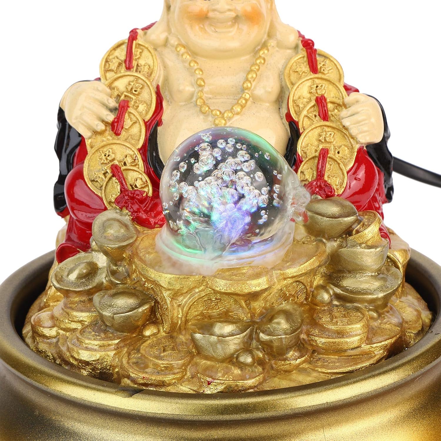LED Tabletop Fountain with Decorative Ball