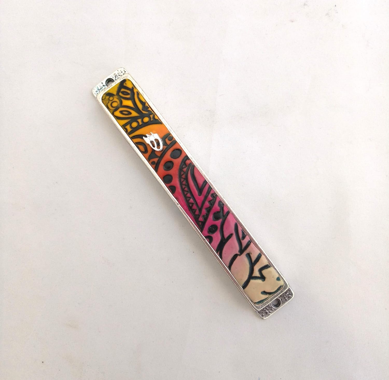 Handmade Modern Art Mezuzah Case Made in Israel