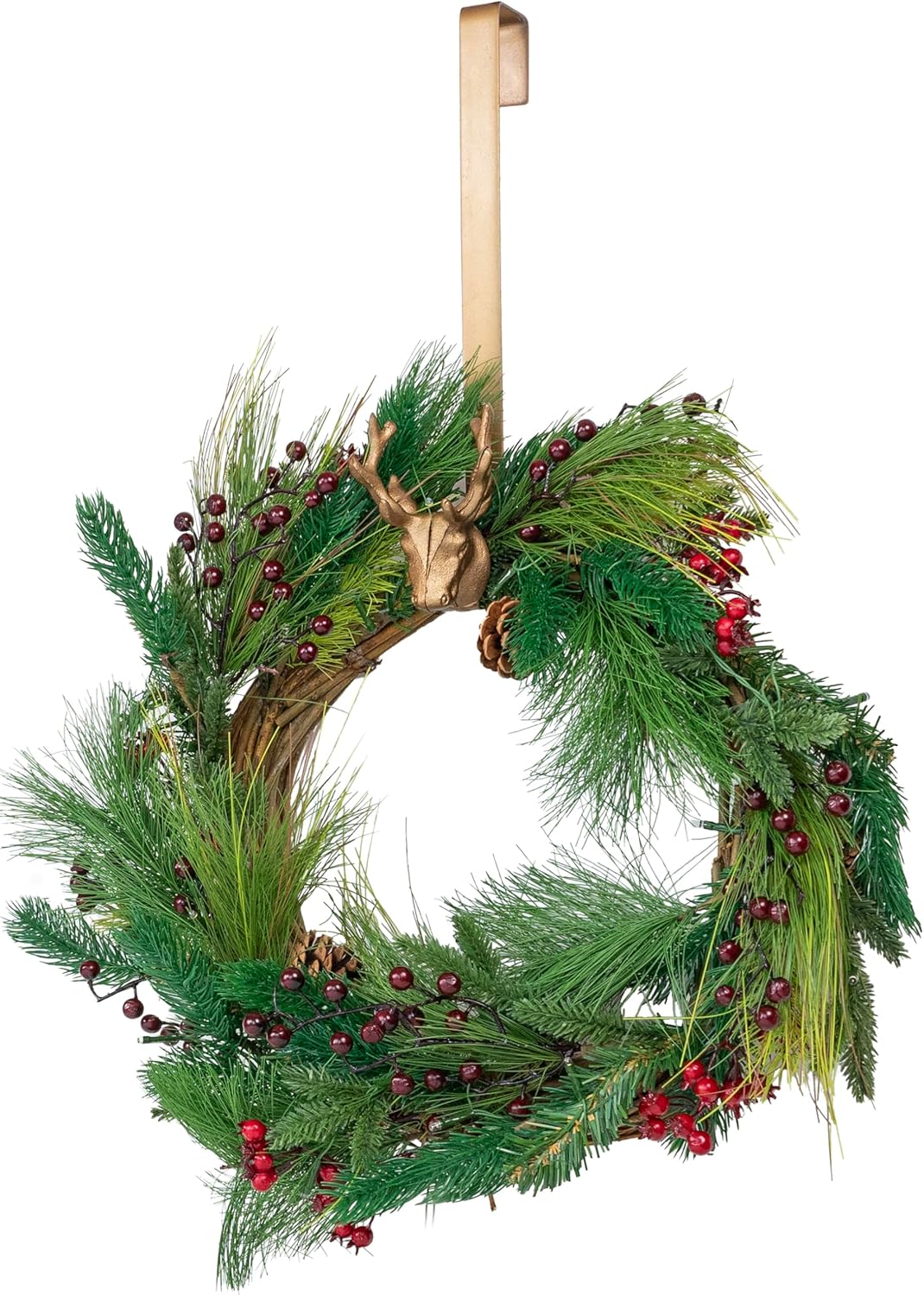 Red Co 14 Inch Bronze Reindeer Wreath Hanger