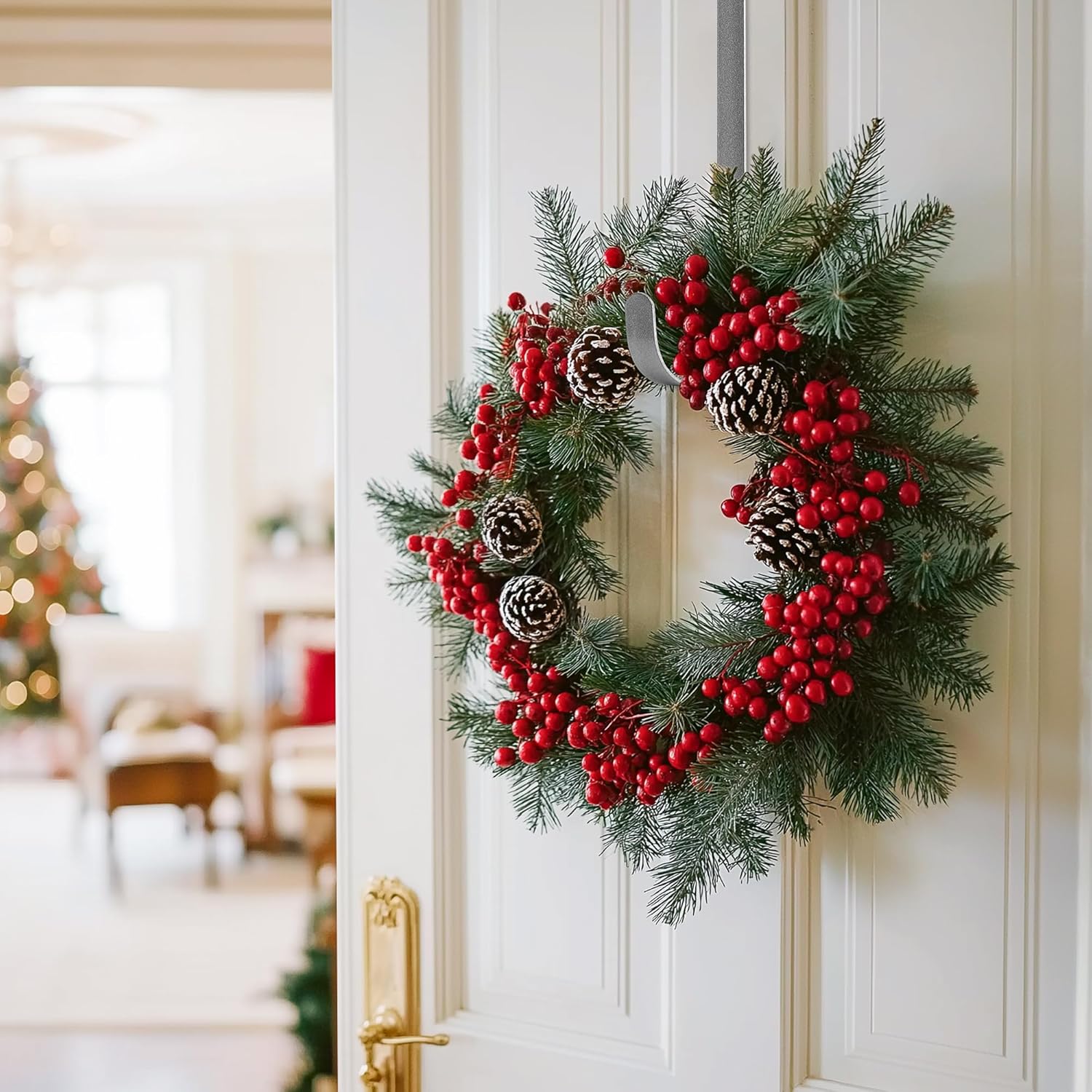 MCFULL 14 In Wreath Hangers Front Door Decor