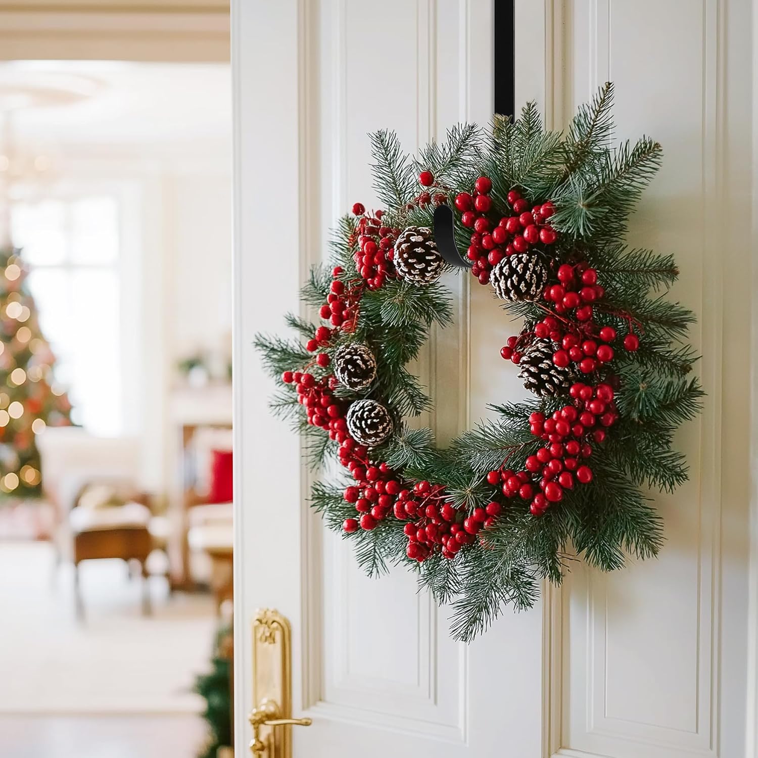 MCFULL 14 Inch Wreath Hangers for Front Door