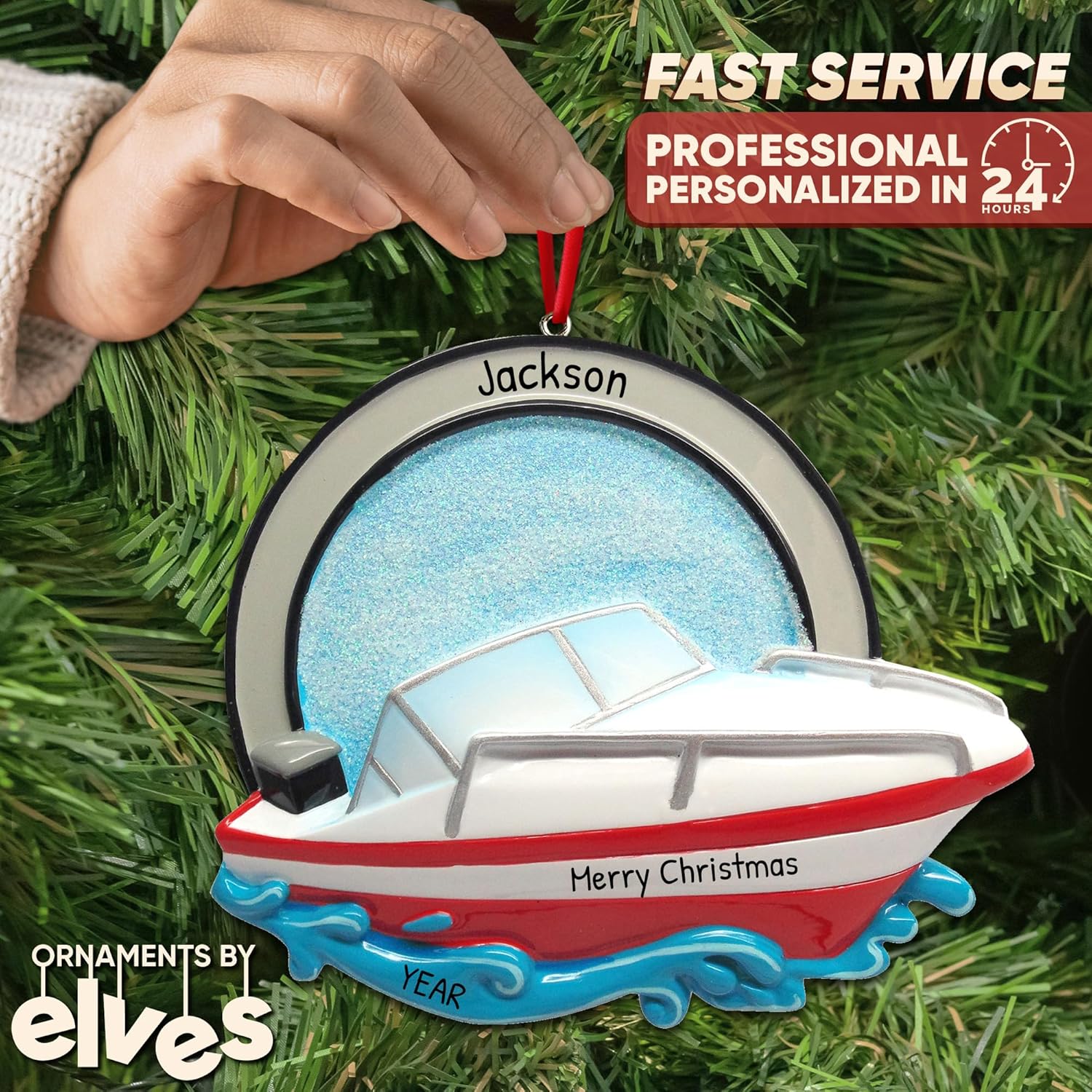 Personalized Beach Christmas Ornaments 2024