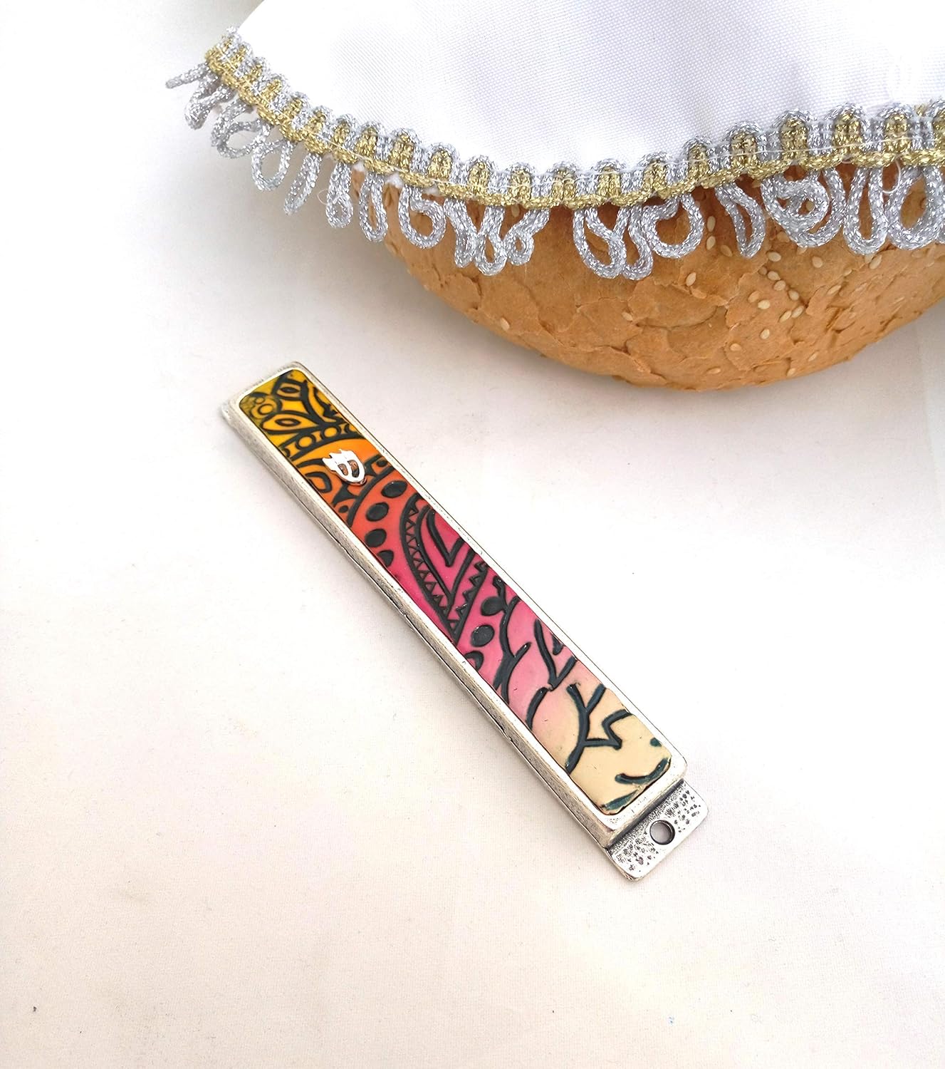 Handmade Modern Art Mezuzah Case Made in Israel
