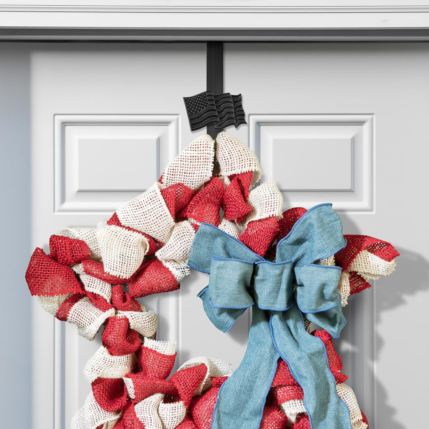 Haute Decor Adjustable Wreath Hanger with Icons