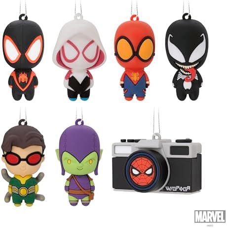 Hallmark Marvel Mystery Christmas Ornaments Set of 2 Shatterproof