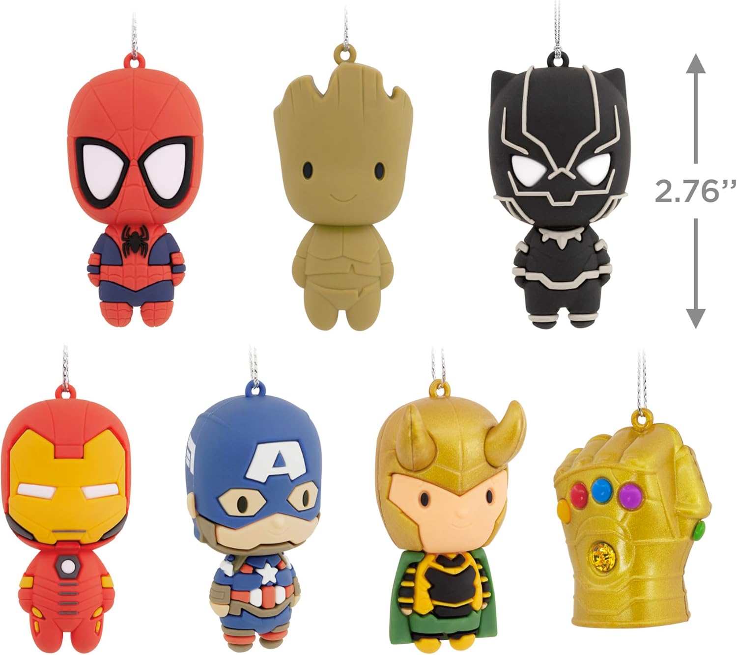 Hallmark Marvel Super Heroes Mystery Christmas Ornaments Set of 2
