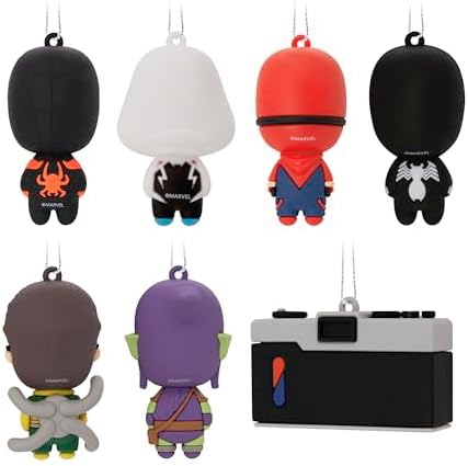 Hallmark Marvel Mystery Christmas Ornaments Set of 2 Shatterproof